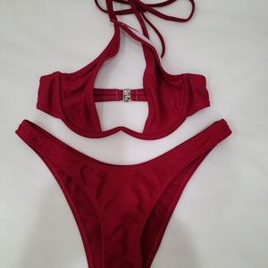 Never worn 2 piece bathing suit
